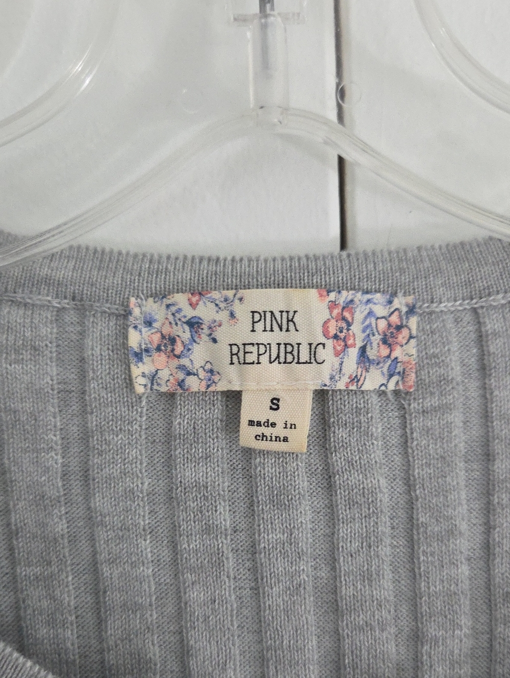 Pink Republic Ribbed Zip-Front Sweater - Picture 2 of 10